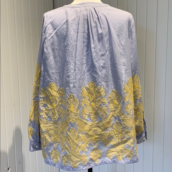 LOFT Ann Taylor Blouse with Embroidery - Picture 3 of 6